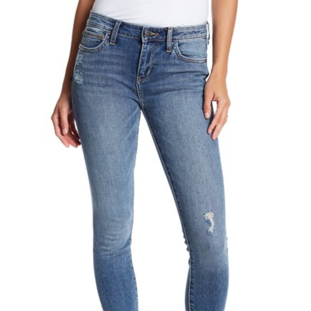 Sam Edelman The Kitten Mid Rise Skinny Ankle Jeans - Picture 2 of 9